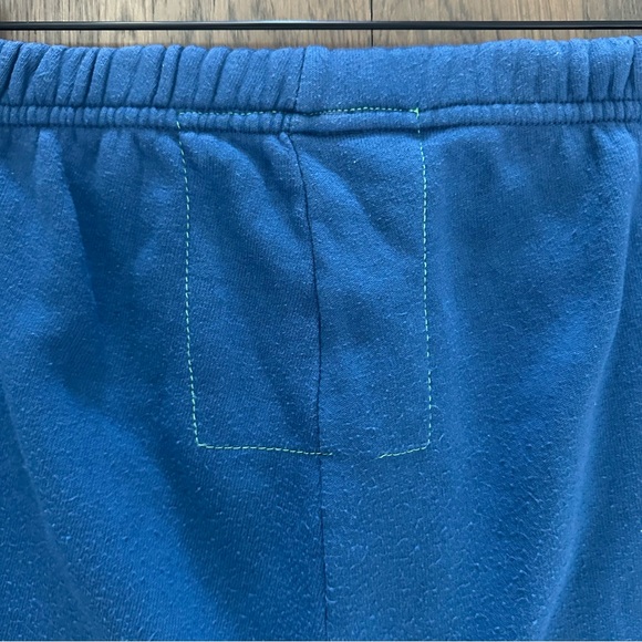 Aviator Nation Stripe Sweatpants in Ocean Blue with Red, Orange, Yellow Large - Picture 2 of 8